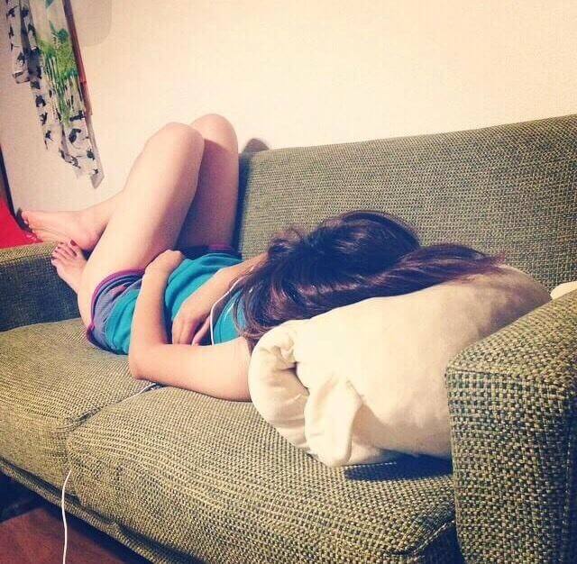 出会い系で出会った女の子の家でデート